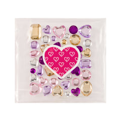 DIY Stick On Mixed Crystals – PURPLE